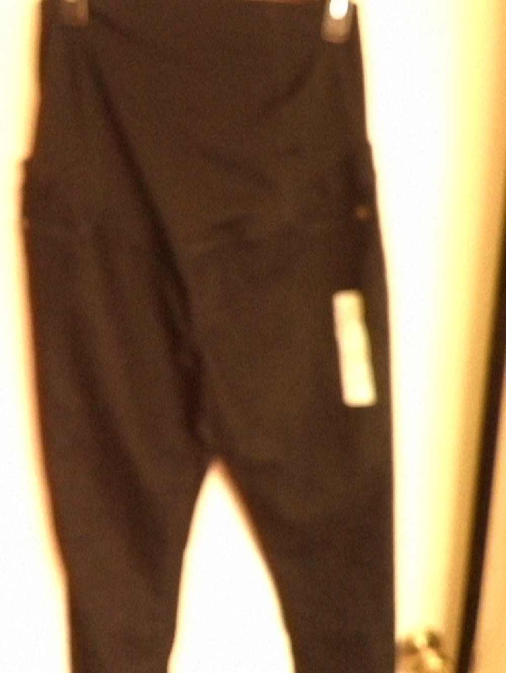 Blue Denim Maternity Leggings